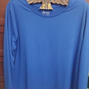D&Co Blue Long Sleeve Top
